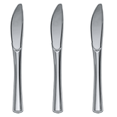 840 Piece Silver Ovals Combo Set | Serves 120 Guests